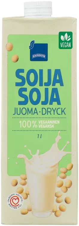 Rainbow soijajuoma 1L