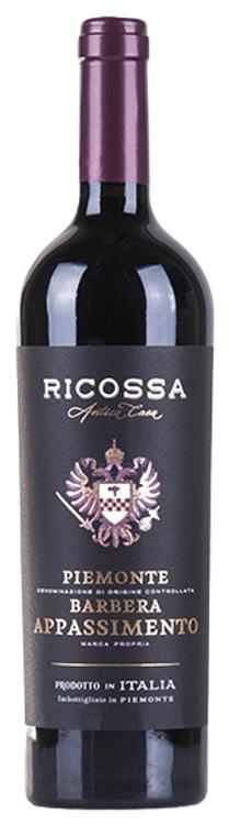 Ricossa Barbera Appassimento DOC KPN vein 14%vol 750ml