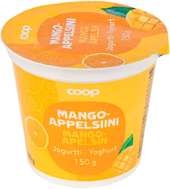 Coop mango-appelsiinijogurtti 150 g
