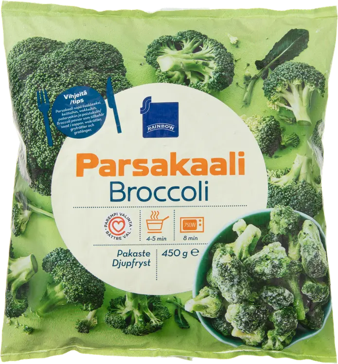 Rainbow parsakaali pakaste 450g