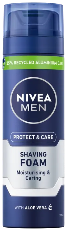 NIVEA MEN 200ml Protect & Care Moisturising Shaving Foam -partavaahto
