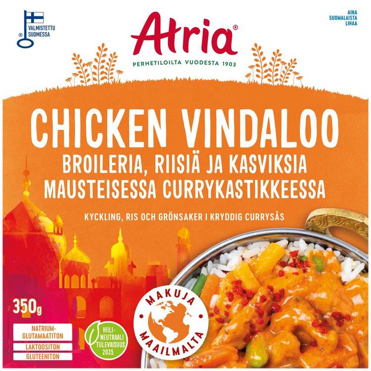 Atria Chicken Vindaloo 350g