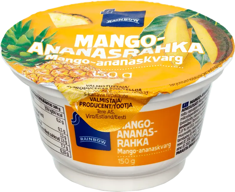 Rainbow 150g mango-ananasrahka 0,2%