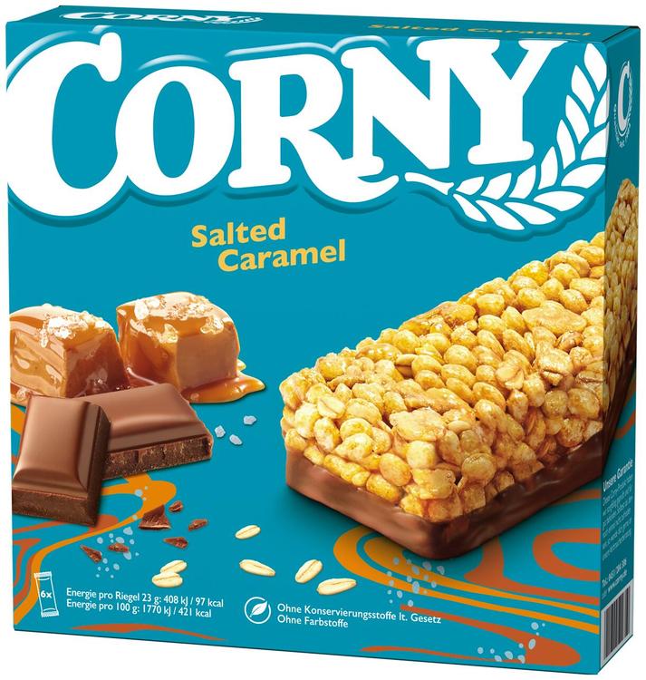 Corny classic 6-pakk soolakaramelli 138g