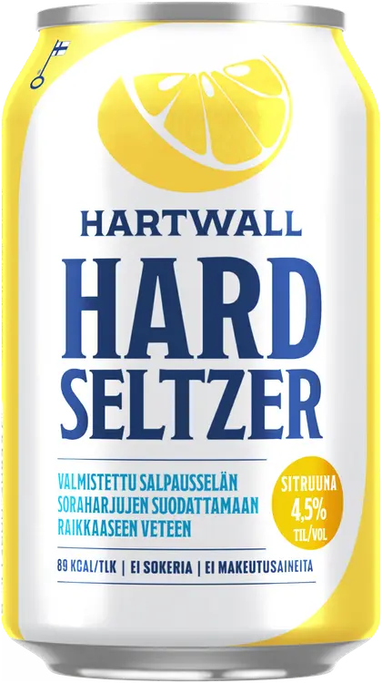 Hartwall Hard Seltzer Sitruuna 4,5% 0,33 l