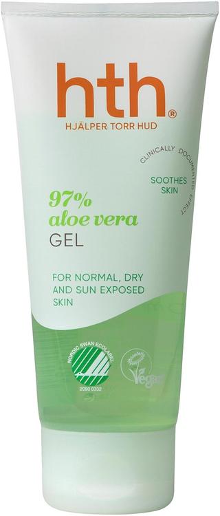 HTH 97% Aloe Vera Gel for normal, dry and sun exposed skin kosteusgeeli 100ml