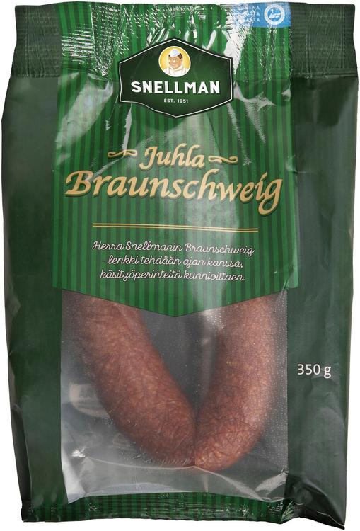 Snellman Juhla Braunschweig meetvursti 350g