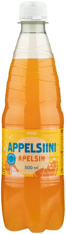 Coop Appelsiini Sokeriton virvoitusjuoma 0,5 l kmp
