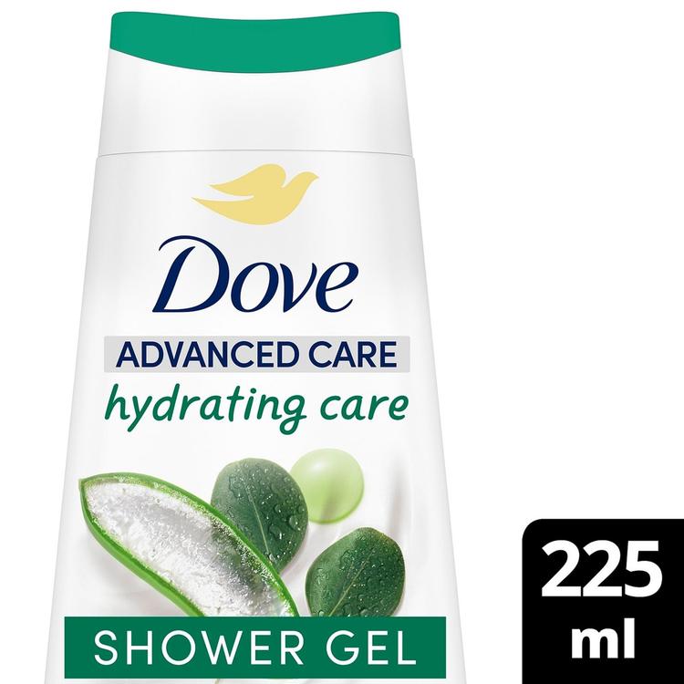 Dove Advanced Care Hydrating Suihkusaippua  24hrs renewing micromoisture   225 ML