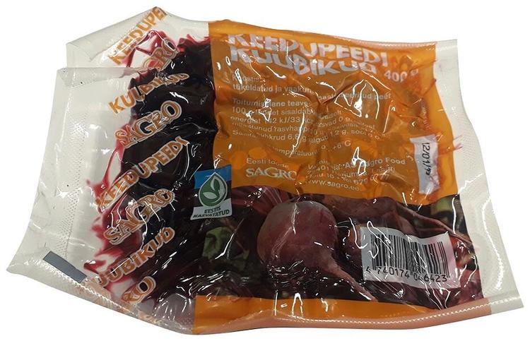 Keedetud peedikuubikud, 400 g