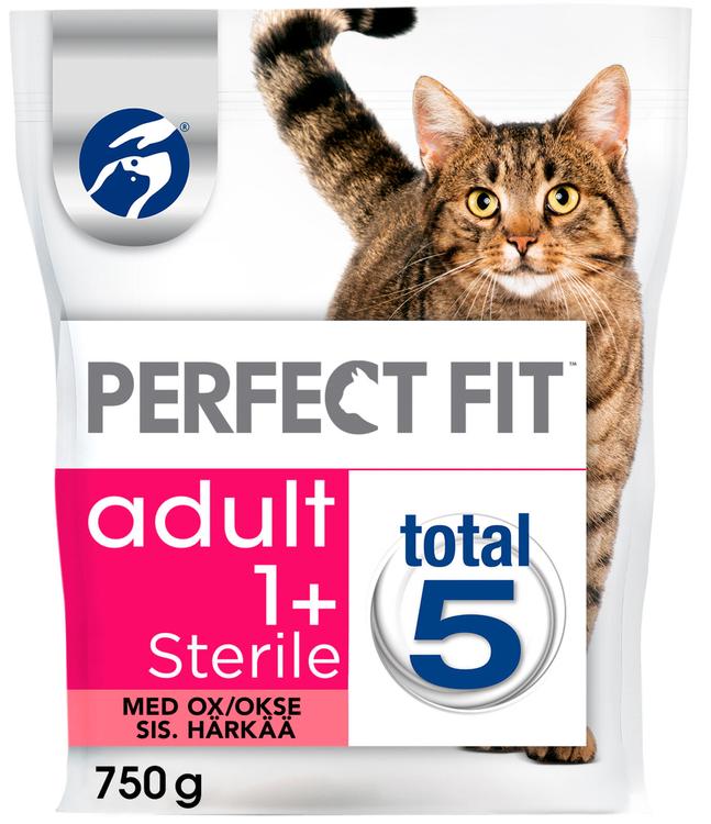 Perfect Fit Adult 1+ Sterile sis. Härkää (750 g)