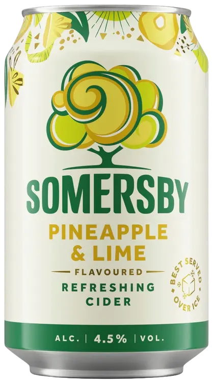 Somersby Pineapple Lime siideri 4,5% 0,33L tölkki