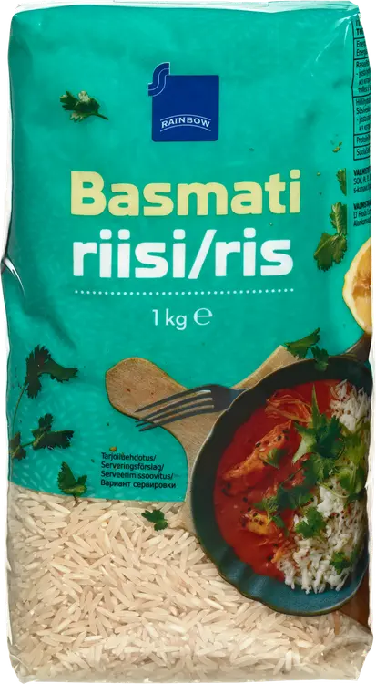 Rainbow 1kg basmatiriisi