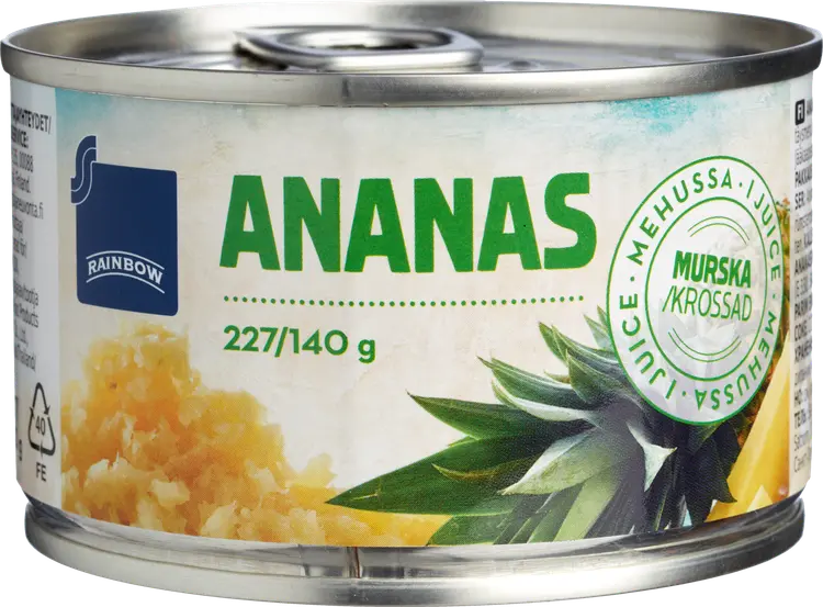 Rainbow ananasmurska mehussa 227/140 g