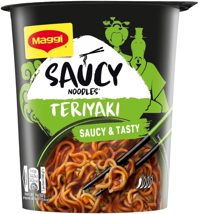 Maggi Saucy Noodles 75g Teriyaki