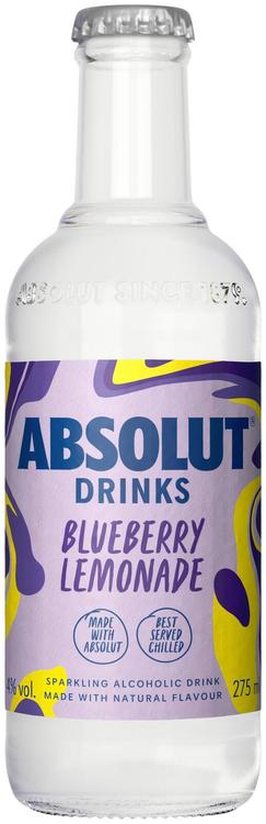 Absolut Drinks BlueberryLemonade muu alkohoolne jook 4%vol 275 ml