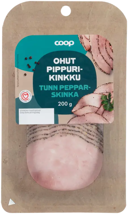 Coop ohut pippurikinkku 200 g