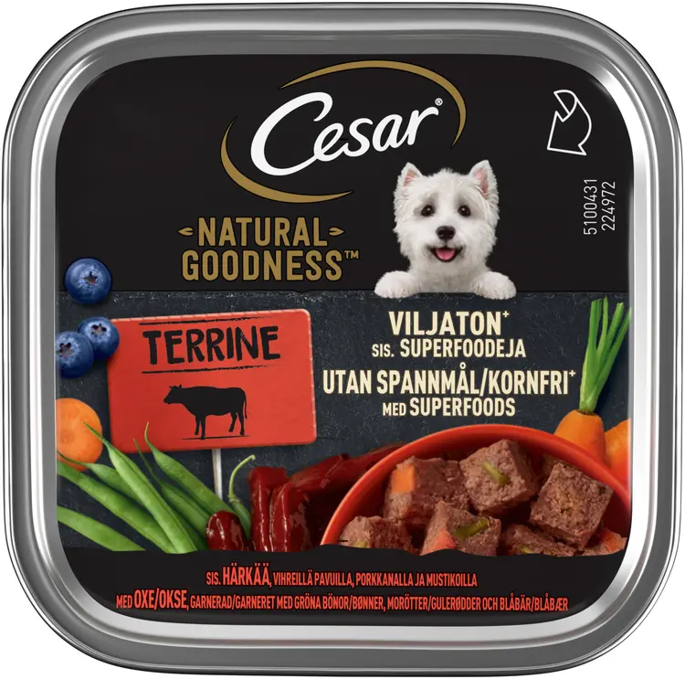 CESAR Natural Goodness Viljaton Härkämureke 100g