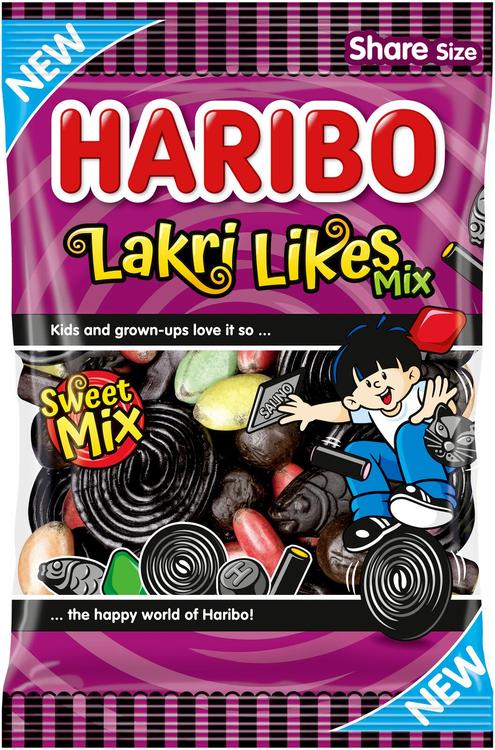 HARIBO Lakri Likes Mix 250 g karkkipussi