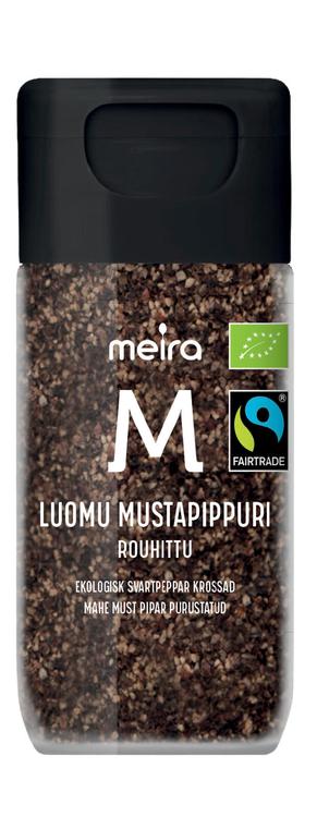 Meira Luomu mustapippuri rouhittu Reilu kauppa 35g