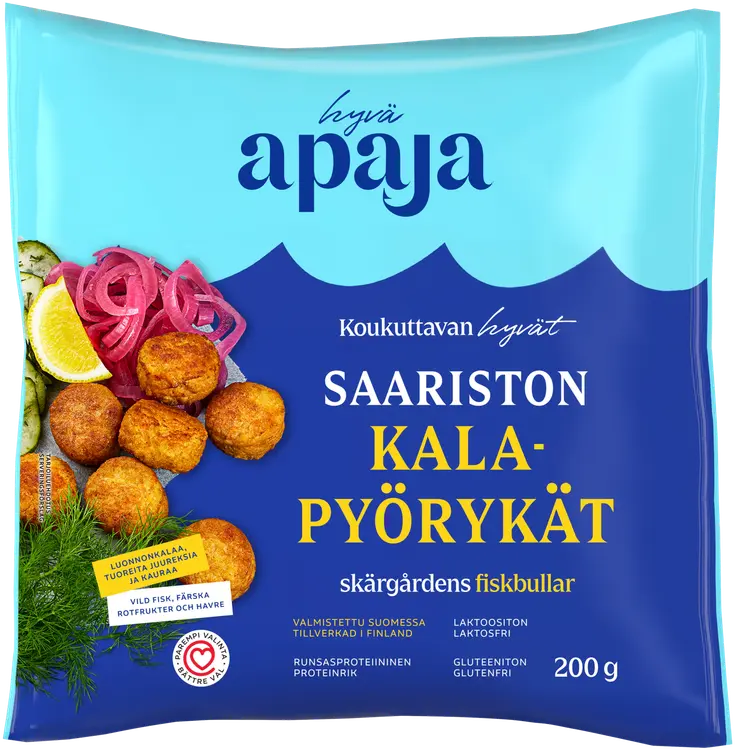Hyvä Apaja Saariston kalapyörykät kypsä 200g