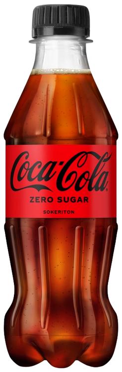Coca-Cola Zero Sugar virvoitusjuoma muovipullo 0,33 L