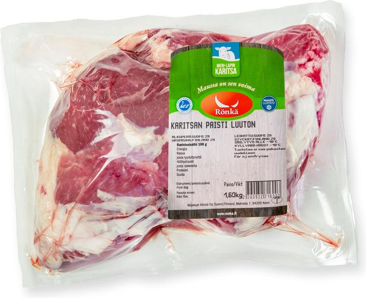 Rönkä Meri-Lapin Karitsan paisti luuton pakaste