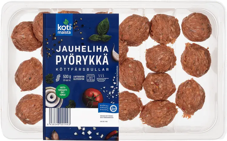 Kotimaista jauhelihapyörykkä 500g