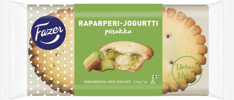Fazer Raparperi-jogurttipiirakka 2kpl 140g piirakka