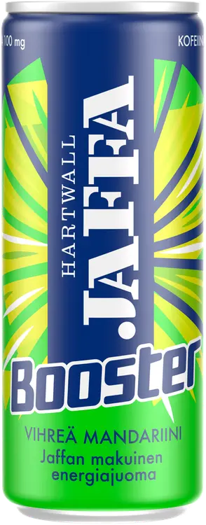 Jaffa Booster Vihreä mandariini energy drink 0,33 l