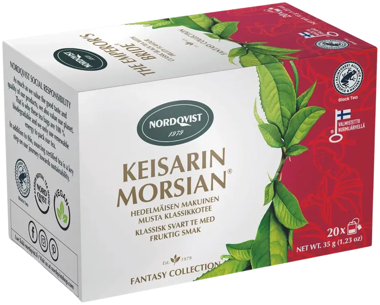 Nordqvist Keisarin Morsian musta tee 20 x 1,75 g RFA