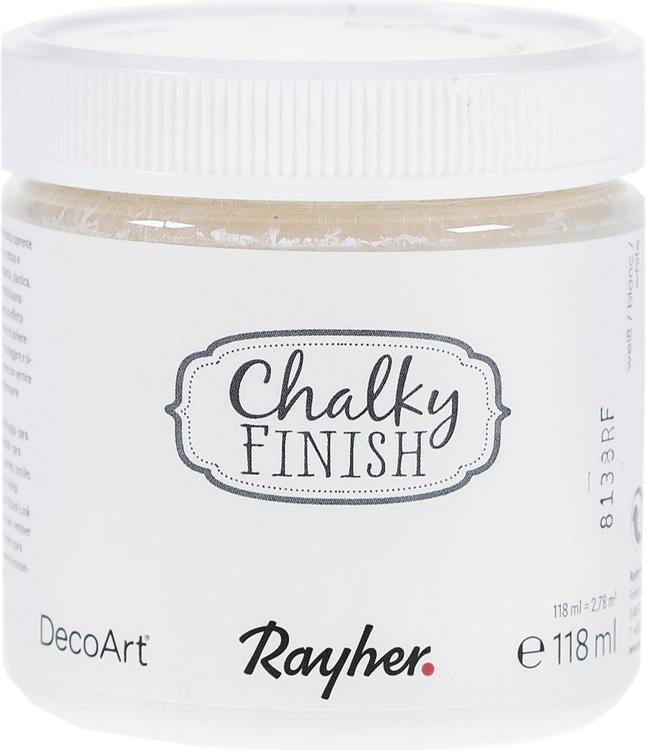 Rayher 118ml kalkkiväri valkoinen