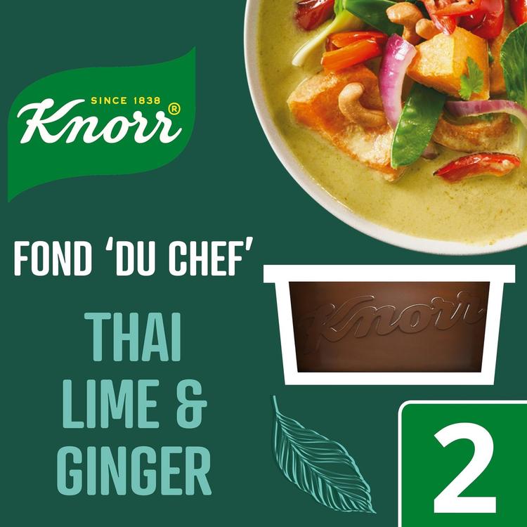 Knorr Lime & inkivääri Fond "du Chef" Vegaaninen 2x26g