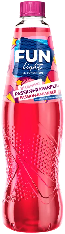 FUN Light passiohedelmän ja raparperin makuinen juomatiiviste 0,5l 1+7
