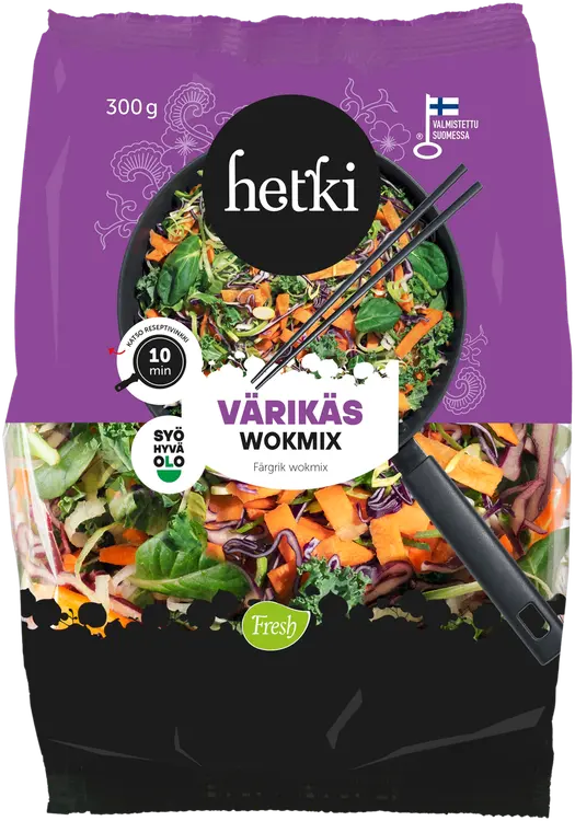 Hetki Värikäs Wokmix 0,3kg Kokkaus