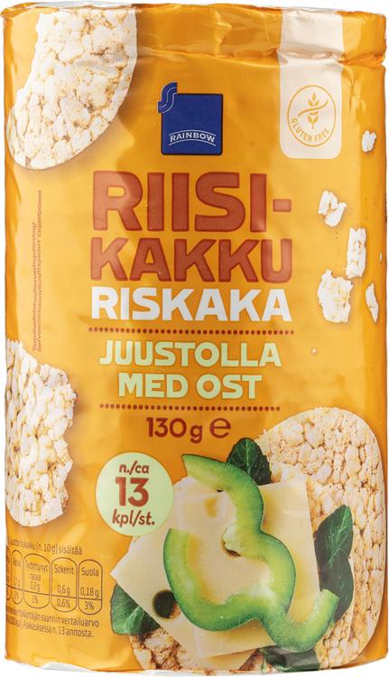 Rainbow 130g riisikakku juusto