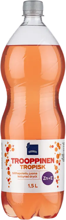 Rainbow trooppinen Zn+E hiilihapotettu juoma 1,5l