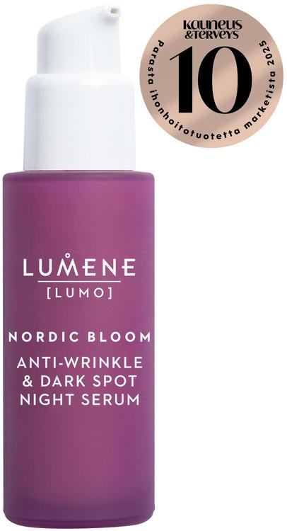 Lumene LUMO Silottava & pigmenttiläiskiä häivyttävä yöseerumi 30 ml