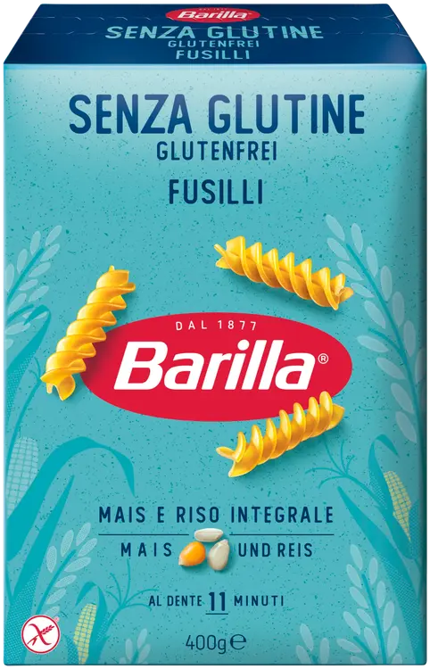Barilla Fusilli gluteeniton pasta 400g