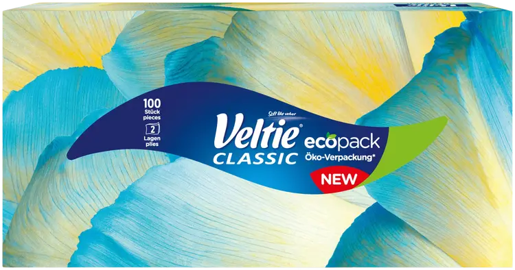 Veltie kasvopaperi/nenäliina classic 100 kpl 2 krs