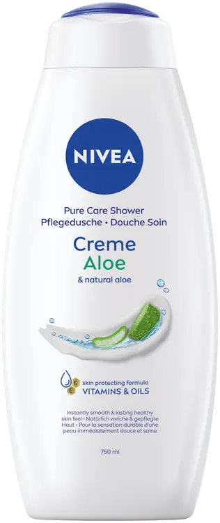 NIVEA 750ml Creme Aloe Shower Cream -suihkusaippua