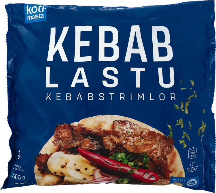 Kotimaista Kebablastu 400g pakaste