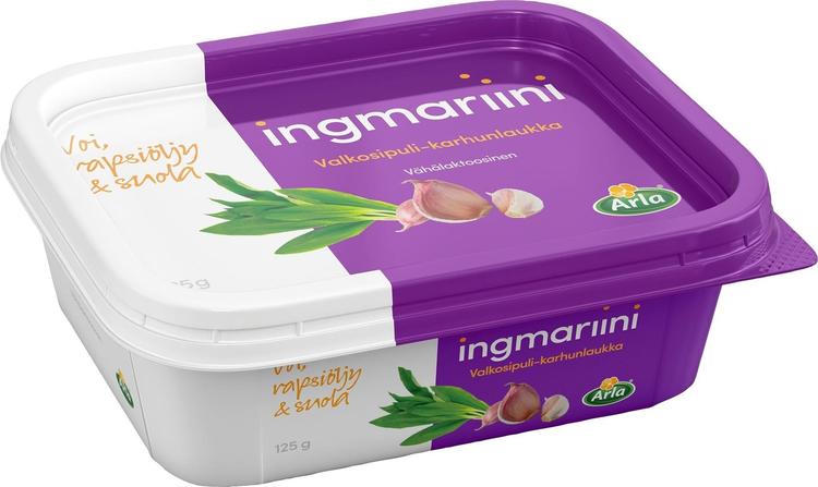 Ingmariini valkosipuli-karhunlaukka levite 125g vähälaktoosinen