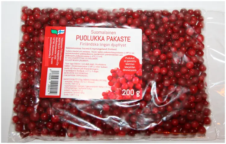 Suomalainen puolukka Mattilan Marjatila 200 g pakaste