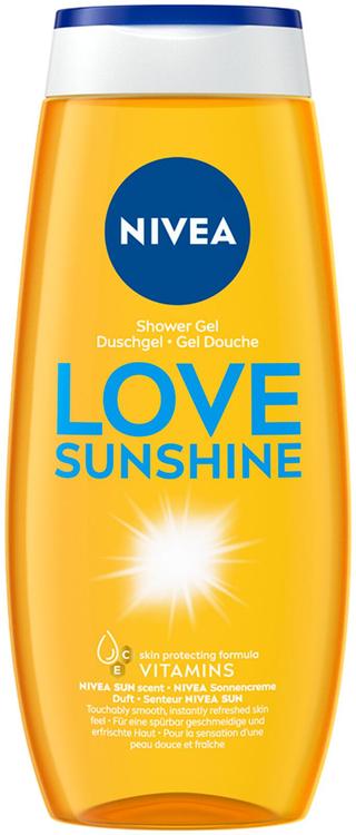 NIVEA 250ml Love Sunshine Shower Gel -suihkugeeli