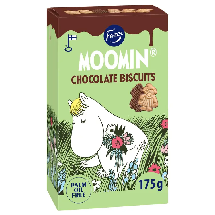 Fazer Moomin suklaanmakuinen keksi 175g