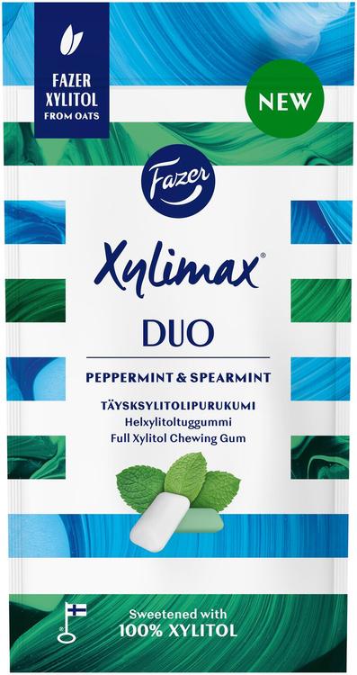 Fazer Xylimax Peppermint and Spearmint ksylitolipurukumi 38g