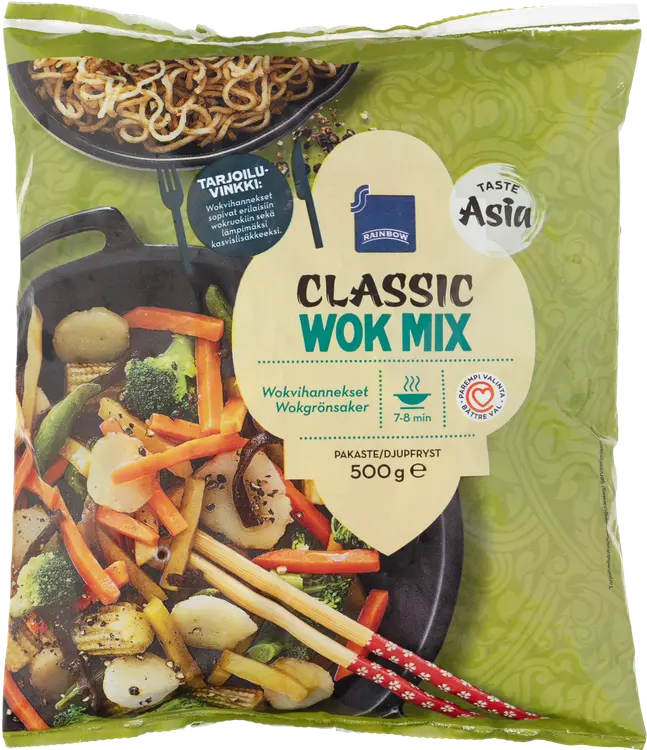 Rainbow 500g Classic wok mix wokvihannekset pakaste