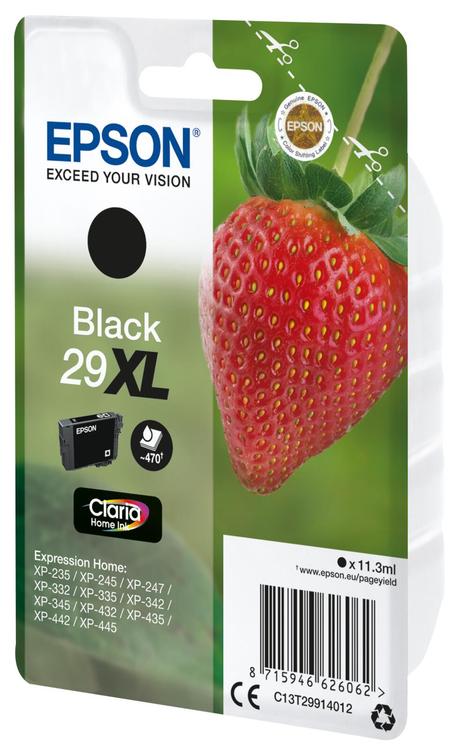 Epson 29XL mustepatruuna musta