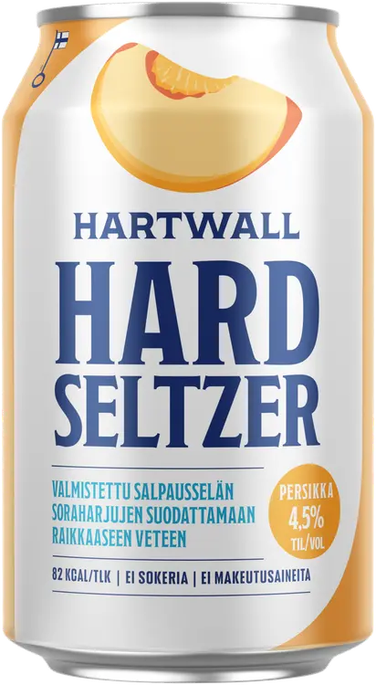 Hartwall Hard Seltzer Persikka 4,5% 0,33 l